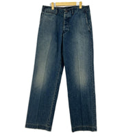 デニムパンツ VISVIM SS CHINO PANTS HW DMGD 3 3 ネイビー