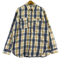 長袖シャツ BOW WOW UNIQUE POCKET CHECKED FLANNEL SHIRT M M