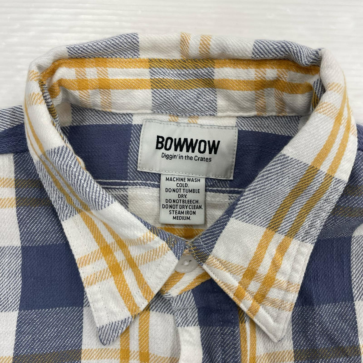 長袖シャツ BOW WOW UNIQUE POCKET CHECKED FLANNEL SHIRT M M