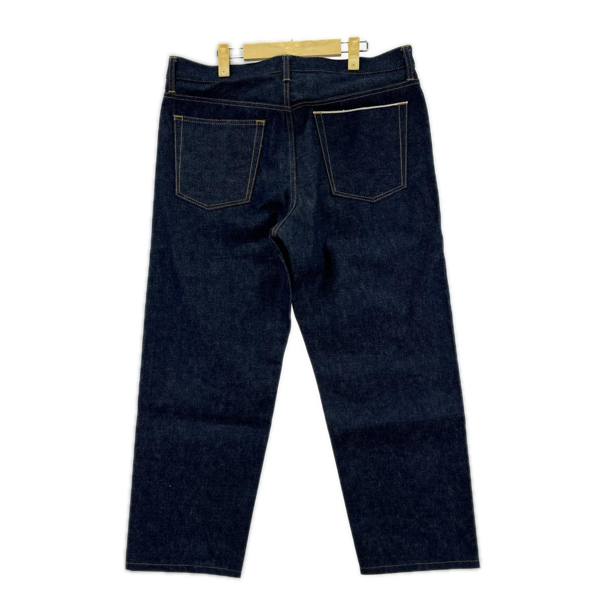 デニムパンツ uniform experiment RIGID DENIM SLIM-FIT JEANS 5 5 ネイビー