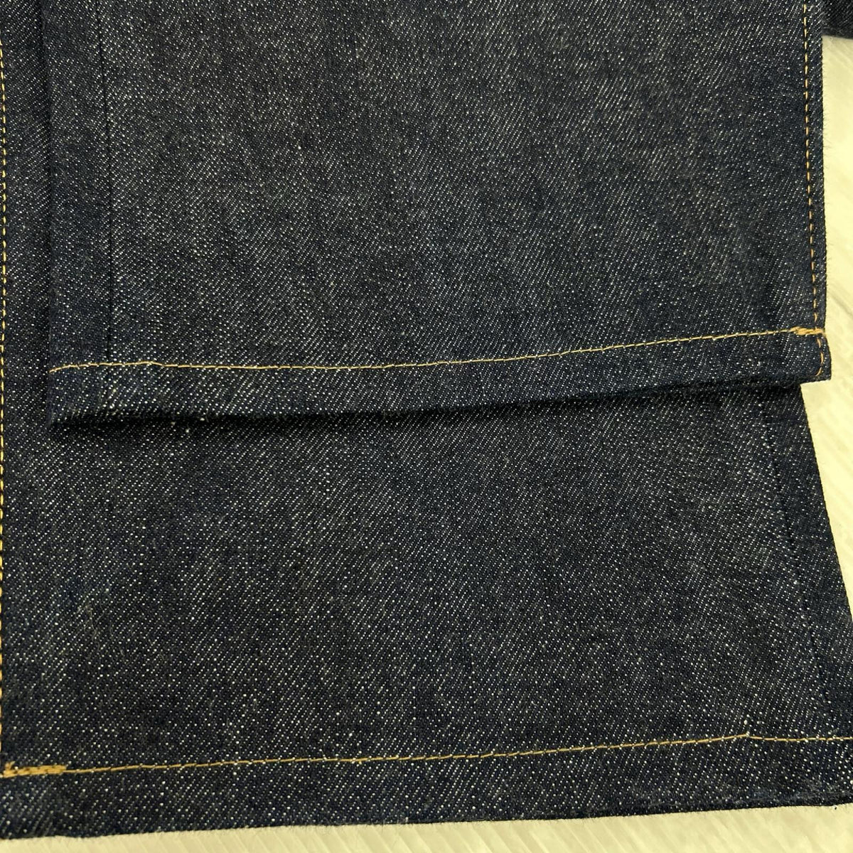 デニムパンツ uniform experiment RIGID DENIM SLIM-FIT JEANS 5 5 ネイビー