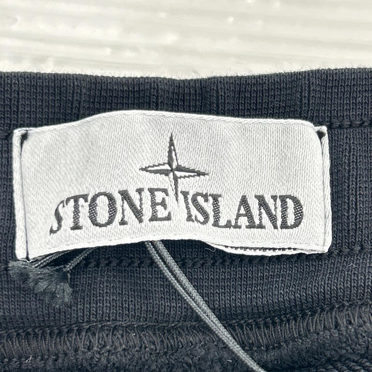パンツ STONE ISLAND ガーメントダイ スウェットジョガーパンツ M 黒 M ブラック