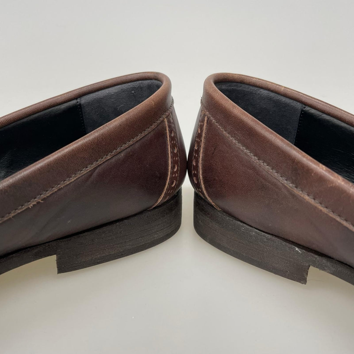 シューズ コインローファー 27cm 茶 ブラウン