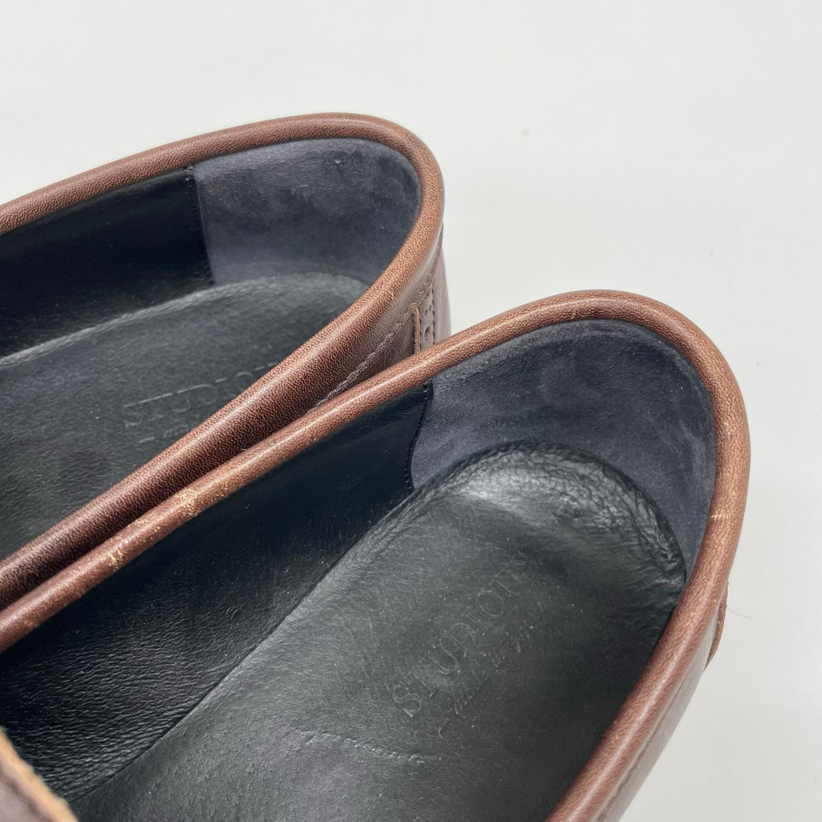 シューズ コインローファー 27cm 茶 ブラウン
