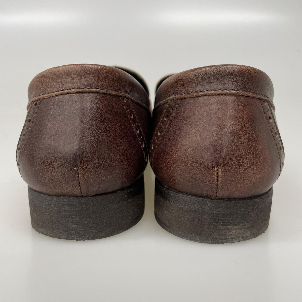 シューズ コインローファー 27cm 茶 ブラウン