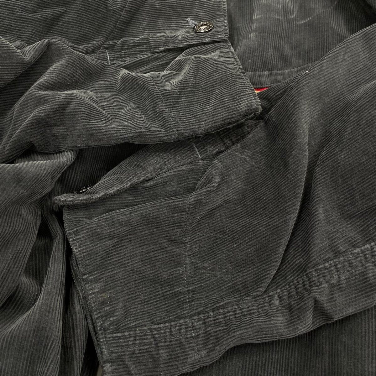 ジャケット POST O'ALLS × BEAMS PLUS コーデュロイジャケット M グリーン