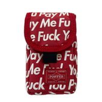 その他アクセサリー PORTER/12AW/Camera iPhone Case レッド