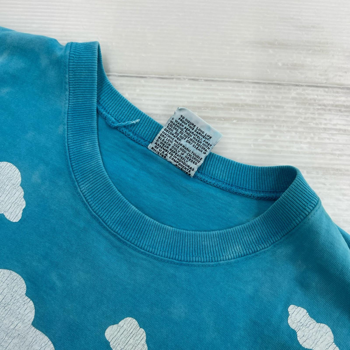 半袖Tシャツ 90s USA製 BEN&JERRY'S アイスクリーム 総柄 (XL)