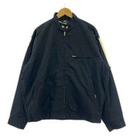 ジャケット 00s GOODENOUGH ナイロンライダースジャケット M 黒 M ブラック
