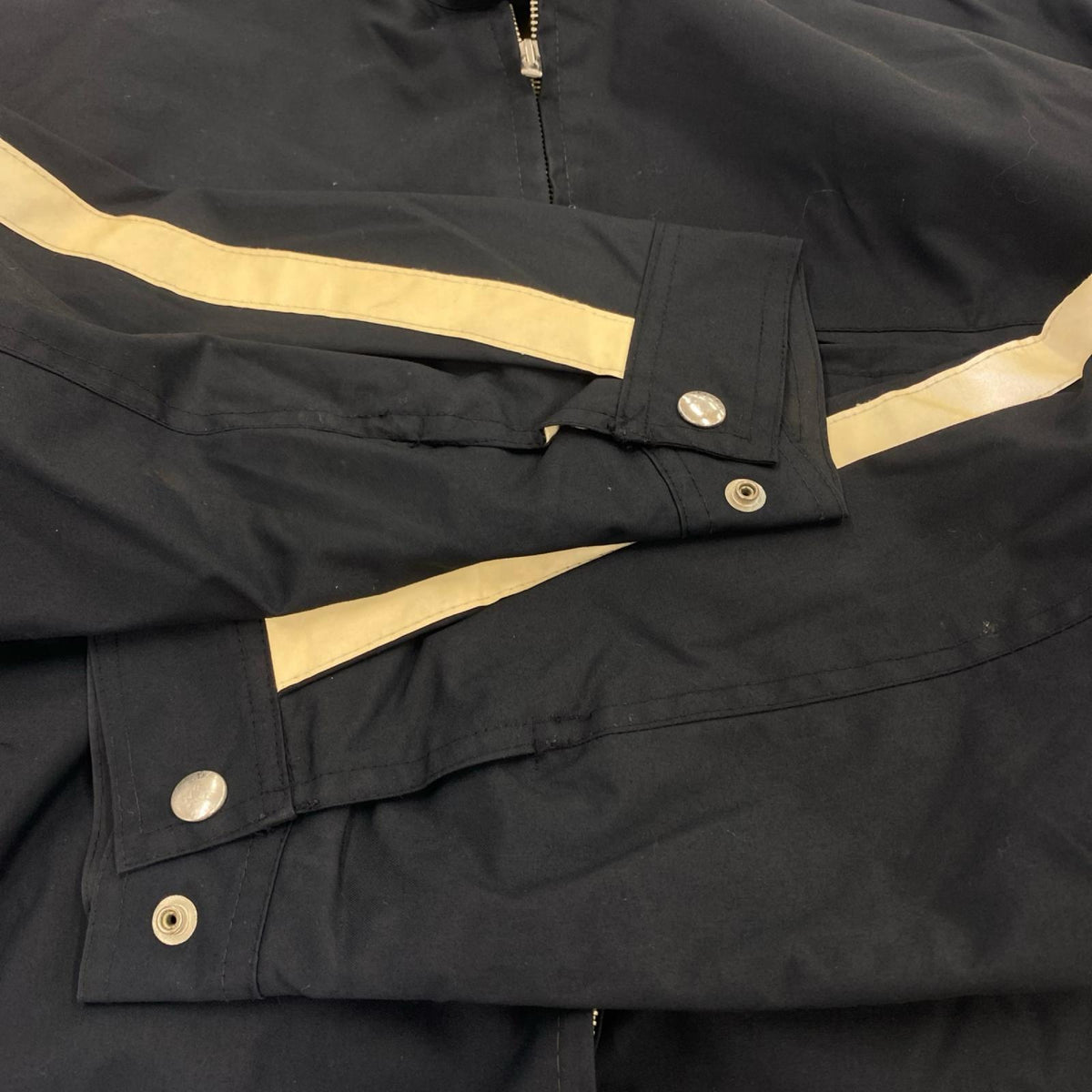 ジャケット 00s GOODENOUGH ナイロンライダースジャケット M 黒 M ブラック
