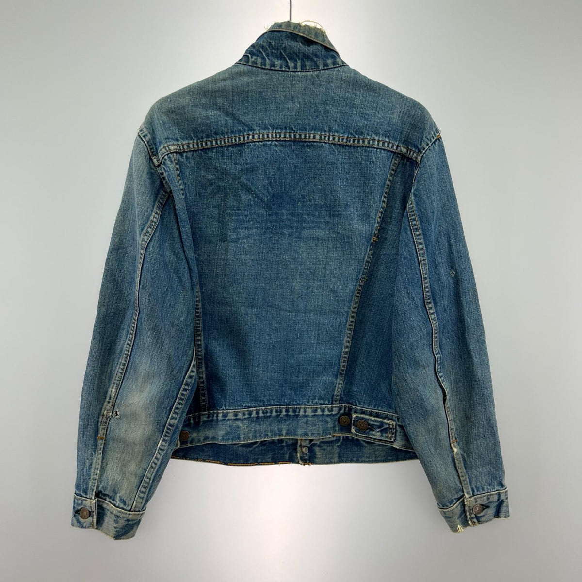 デニムジャケット Levi's 60~70s BIGE ボタン裏526 70505 4th (ー)