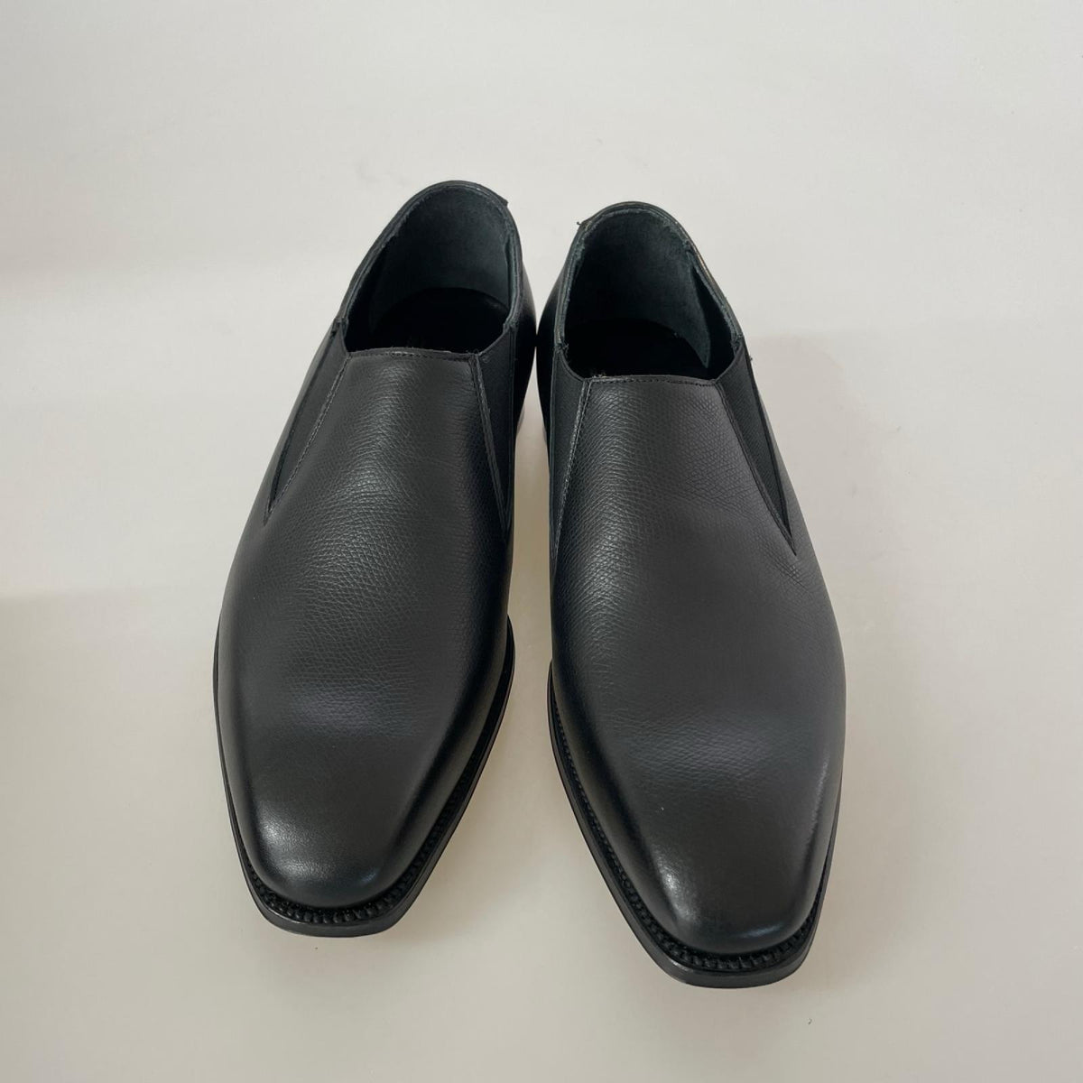 シューズ GEORGE CLEVERLEY CHELSEA BLACK GRAIN サイドゴアレザーシューズ 7 1/2 ブラック