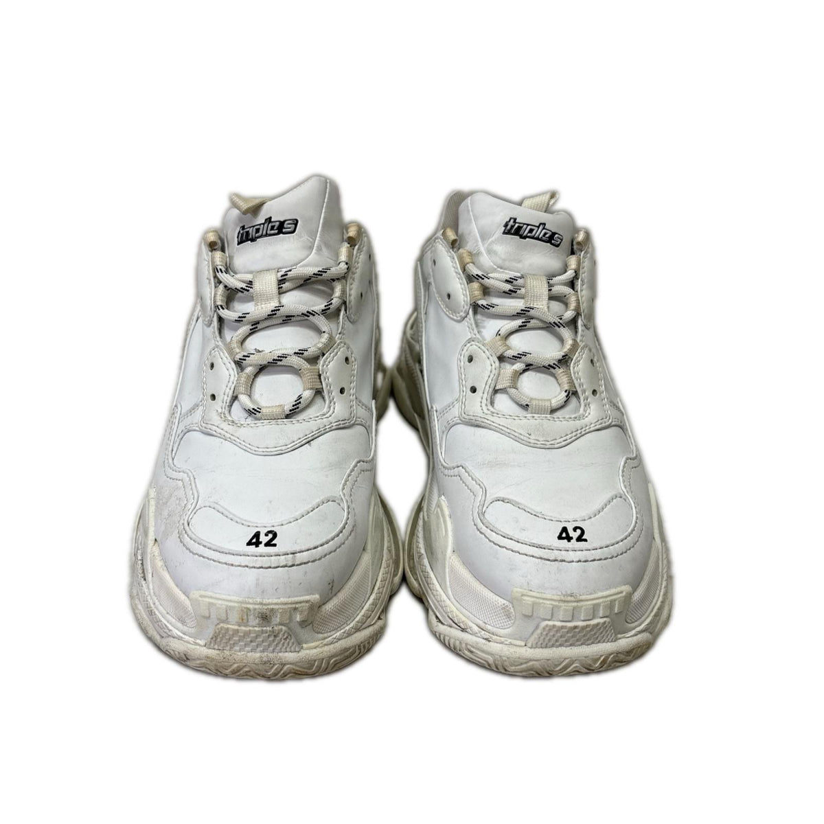 Triple S 白 27.5cm (US9 1/2 UK9 EU45)