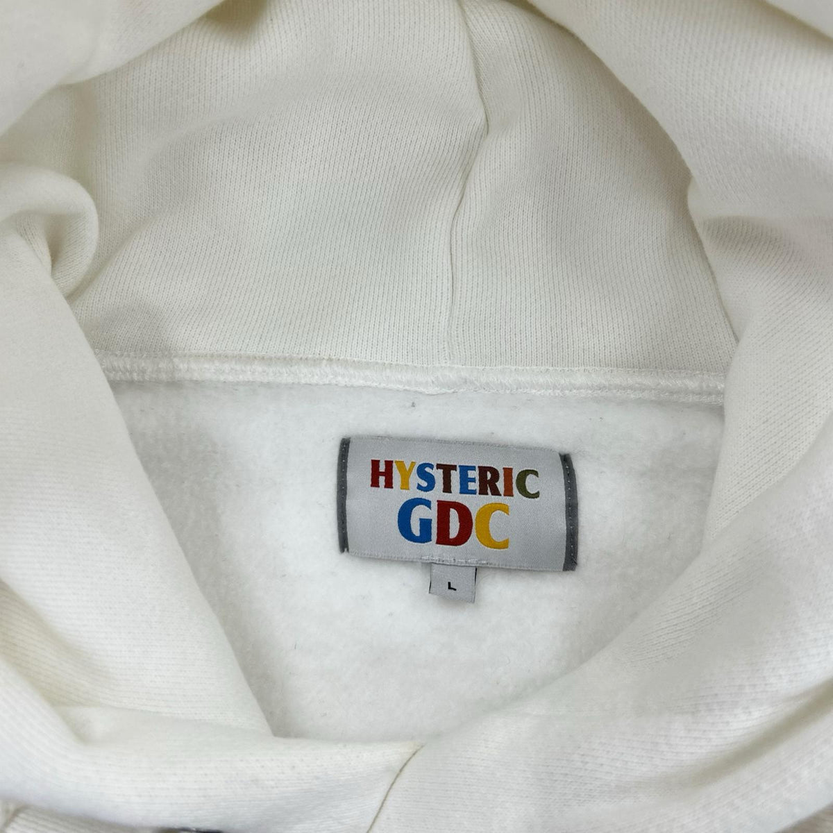 パーカー xGDC REBEL GIRL HOODIE L ホワイト