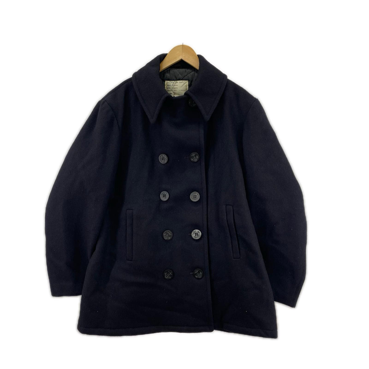 テーラードジャケット MELTON PEA COAT/502-2525 42 ネイビー