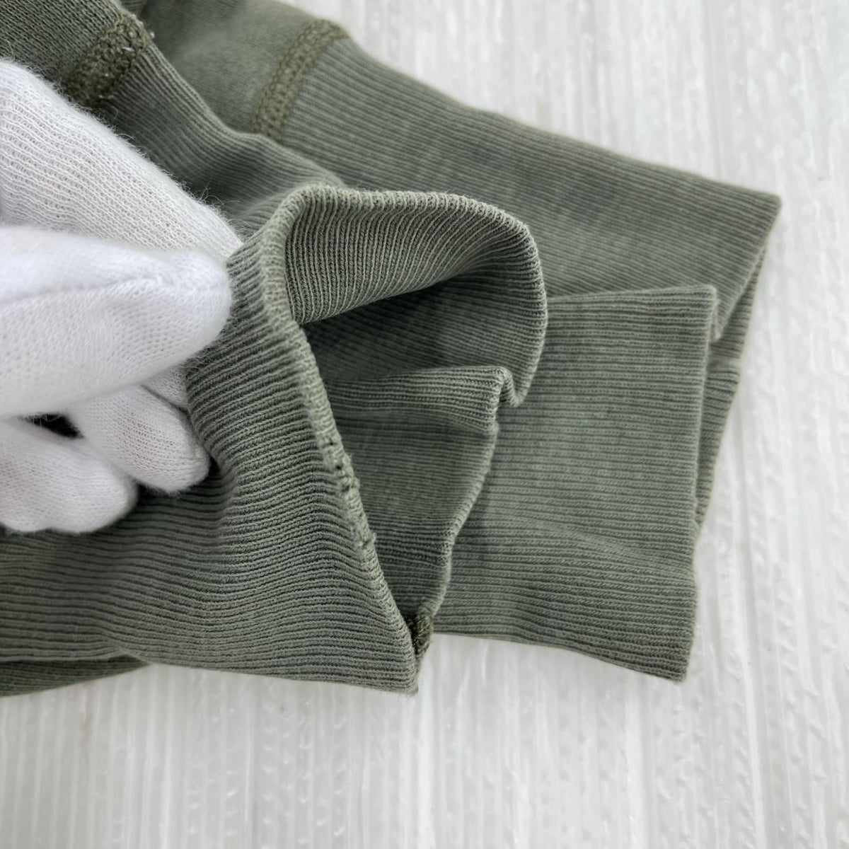 スウェット 80s フランス軍"GILLES"CottonSweat KHK