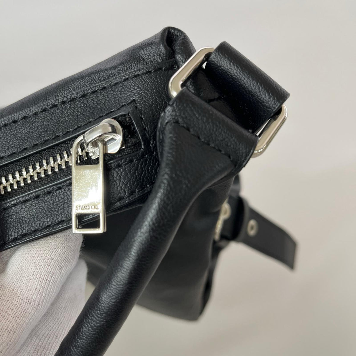 ショルダーバッグ STAND OIL Mushy Bag Mini ブラック