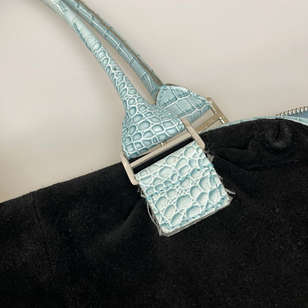 その他バッグ RUSSELUNO スエードレザー ハンドバッグ ブラック