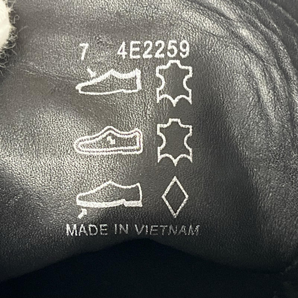 PRADA/スタッズ/レザースニーカー/サイズ7/4E2259
