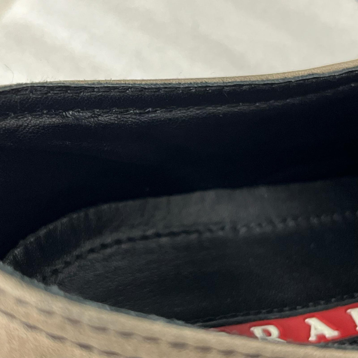 PRADA/スタッズ/レザースニーカー/サイズ7/4E2259