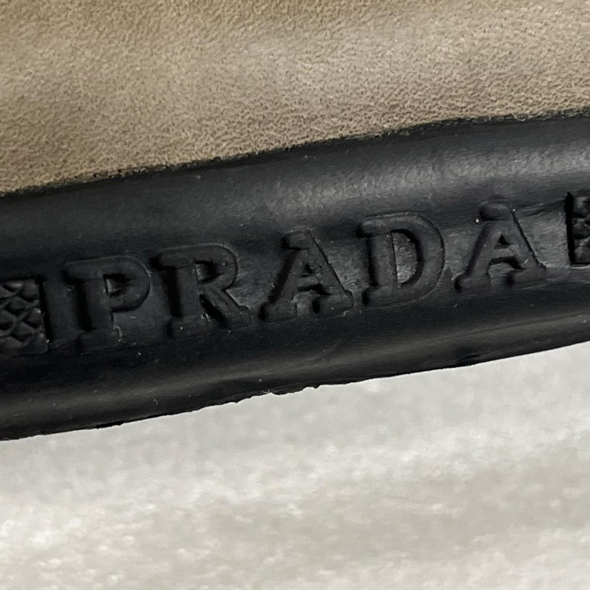 PRADA/スタッズ/レザースニーカー/サイズ7/4E2259