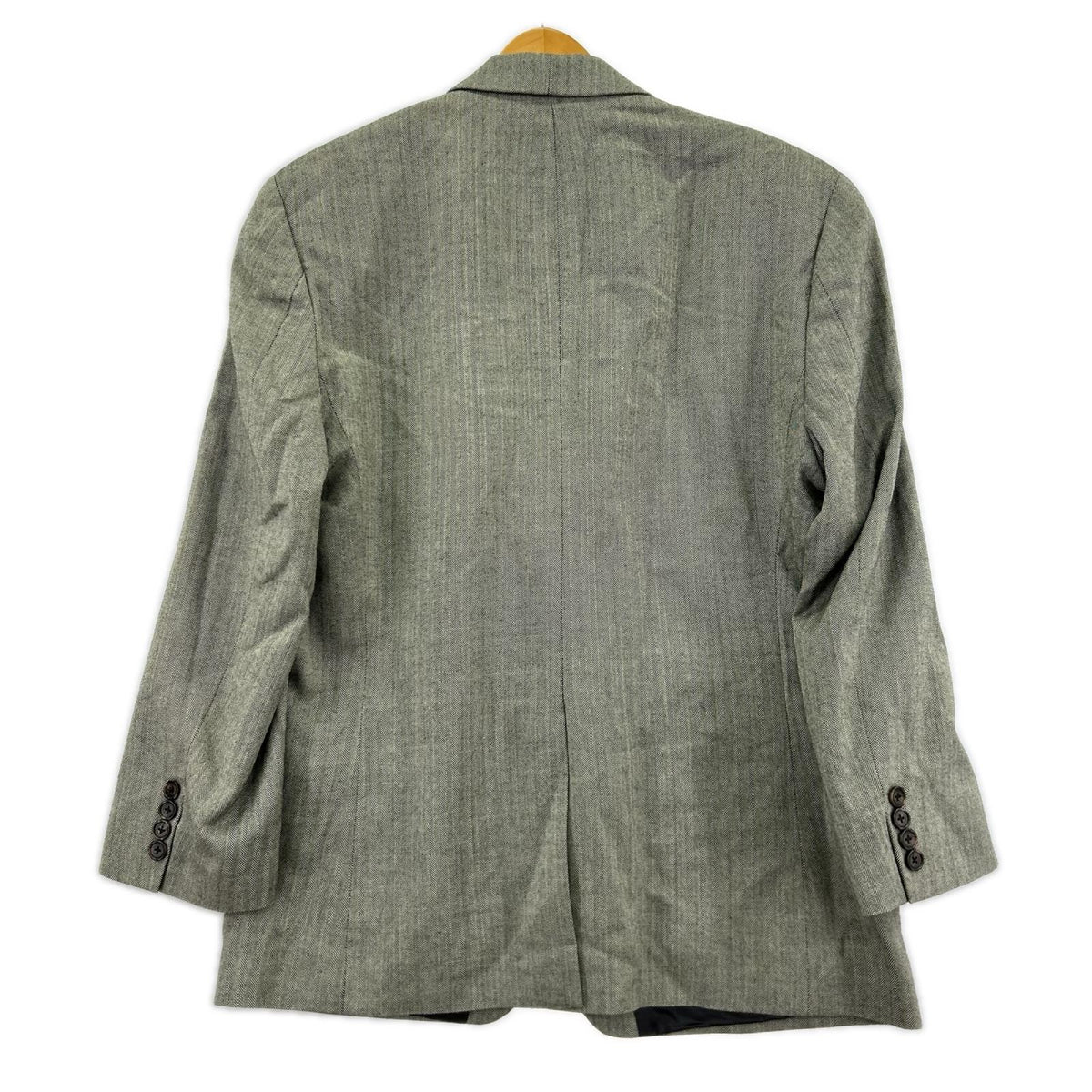 テーラードジャケット RALPH LAUREN ヘリンボーン 2Bテーラードジャケット グレー