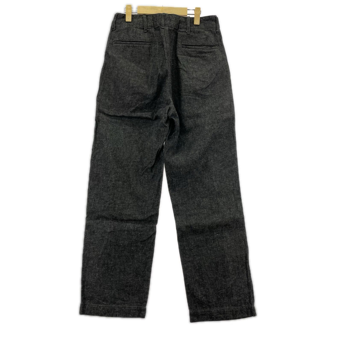 パンツ schott NEP DENIM RAW TROUSERS 30 30 ブラック