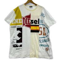 半袖Tシャツ T-DIEGIE/再構築/マルチカラー ホワイト