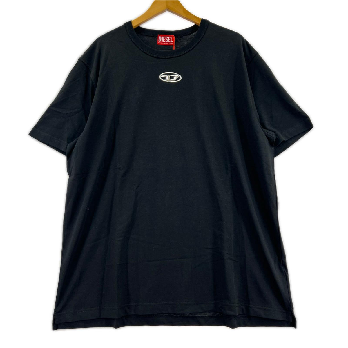 半袖Tシャツ T-ADJUST-DO/プレートロゴ/黒 ブラック