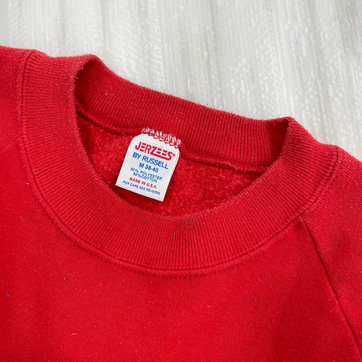 スウェット 70-80s USA製 42ND STREET red-M M レッド
