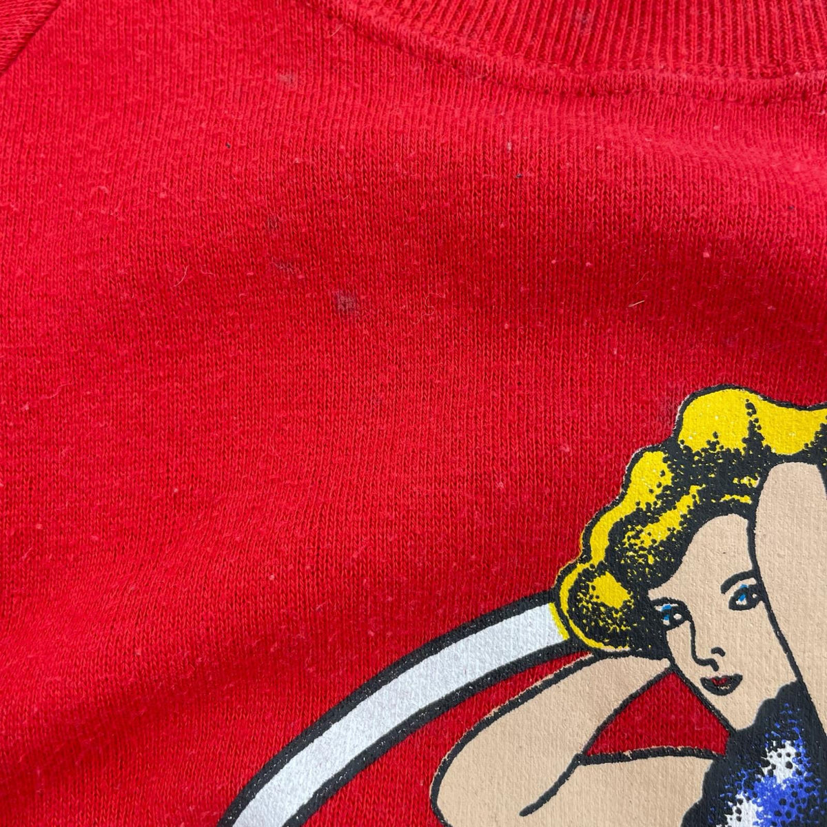 スウェット 70-80s USA製 42ND STREET red-M M レッド