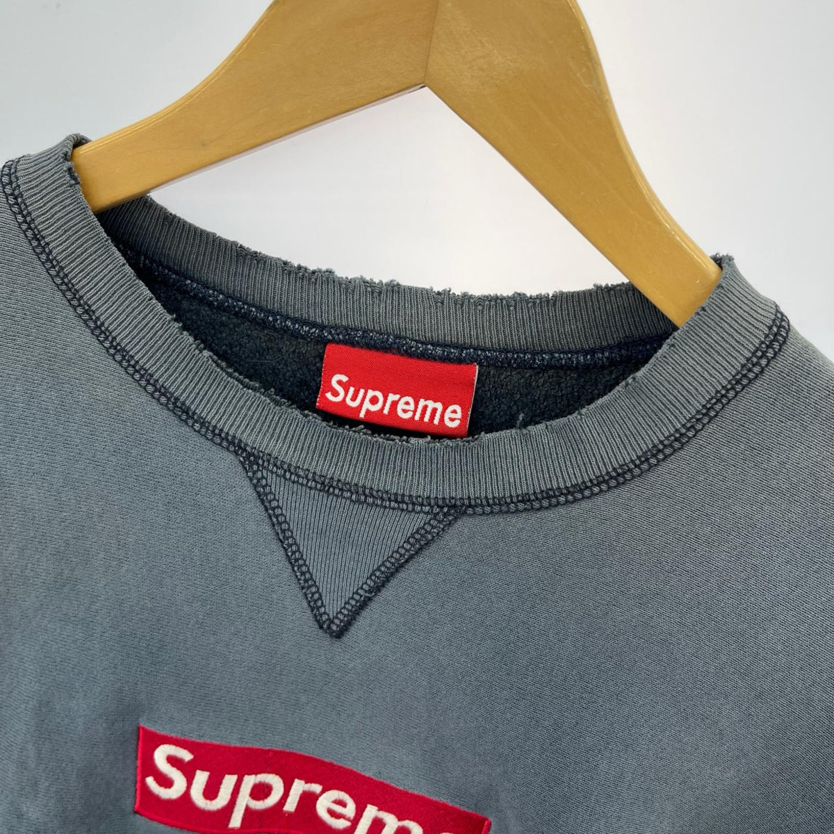 スウェット 90s初期 USA製 Box Logo (M) M ネイビー