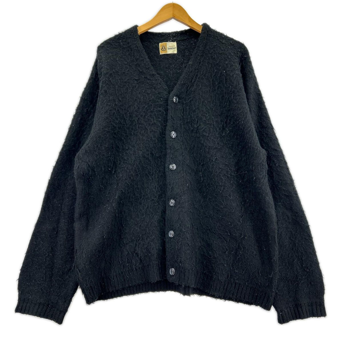 カーディガン アクリル BLK L ブラック
