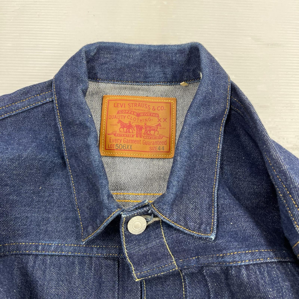 デニムジャケット 1936Model 506XX 1st (44) 44 ブルー