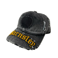 キャップ MARTINE ROSE 加工ブラックデニムキャップ 黒 ブラック