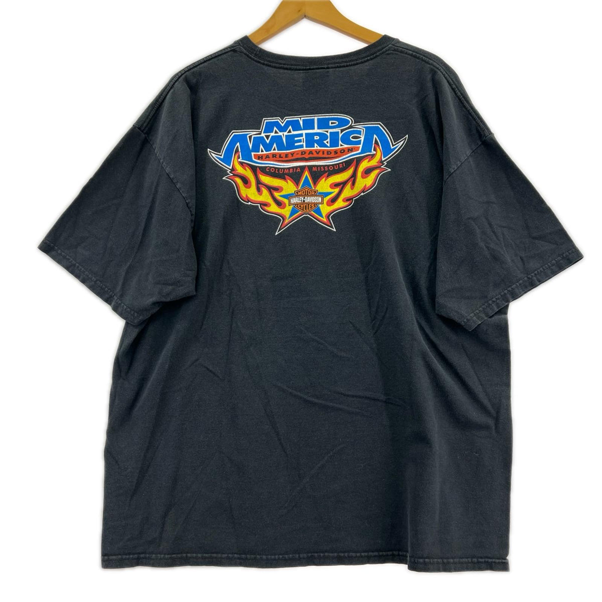 半袖Tシャツ MID AMERICAN/黒/XL ブラック