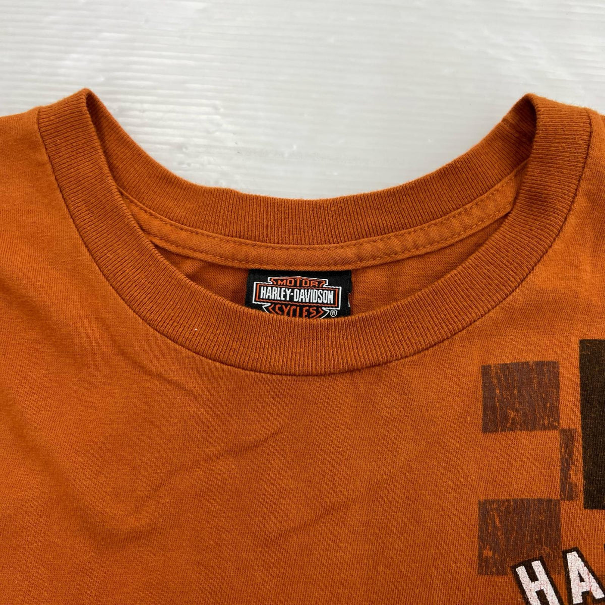半袖Tシャツ USA製/HORNY TOAD/オレンジ L ブラウン
