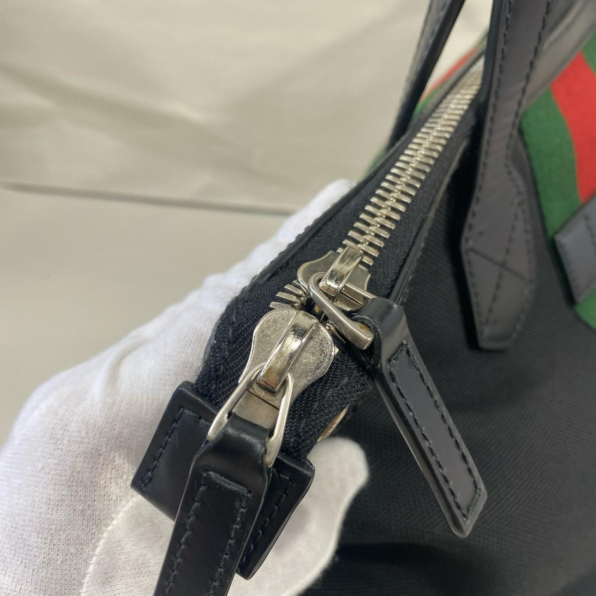 GUCCI/キャンバス レザー/シェリー/トートバッグ 630923
