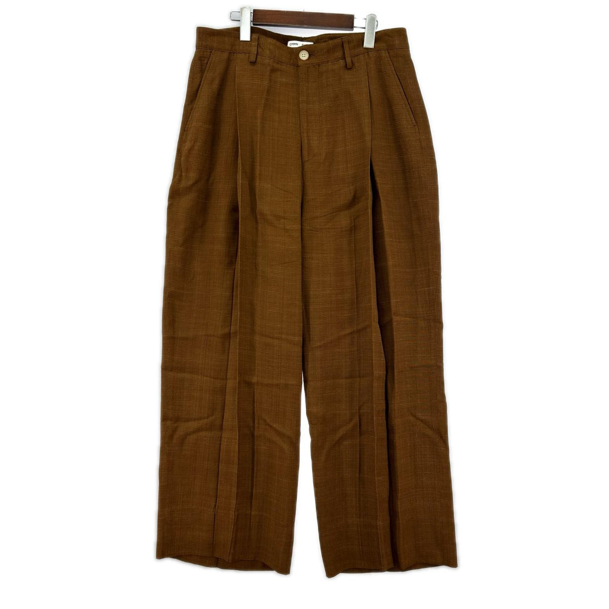 パンツ CMMN SWDN Mari Wide 1-Pleat Trousers スラックス 50 ブラウン 50 ブラウン