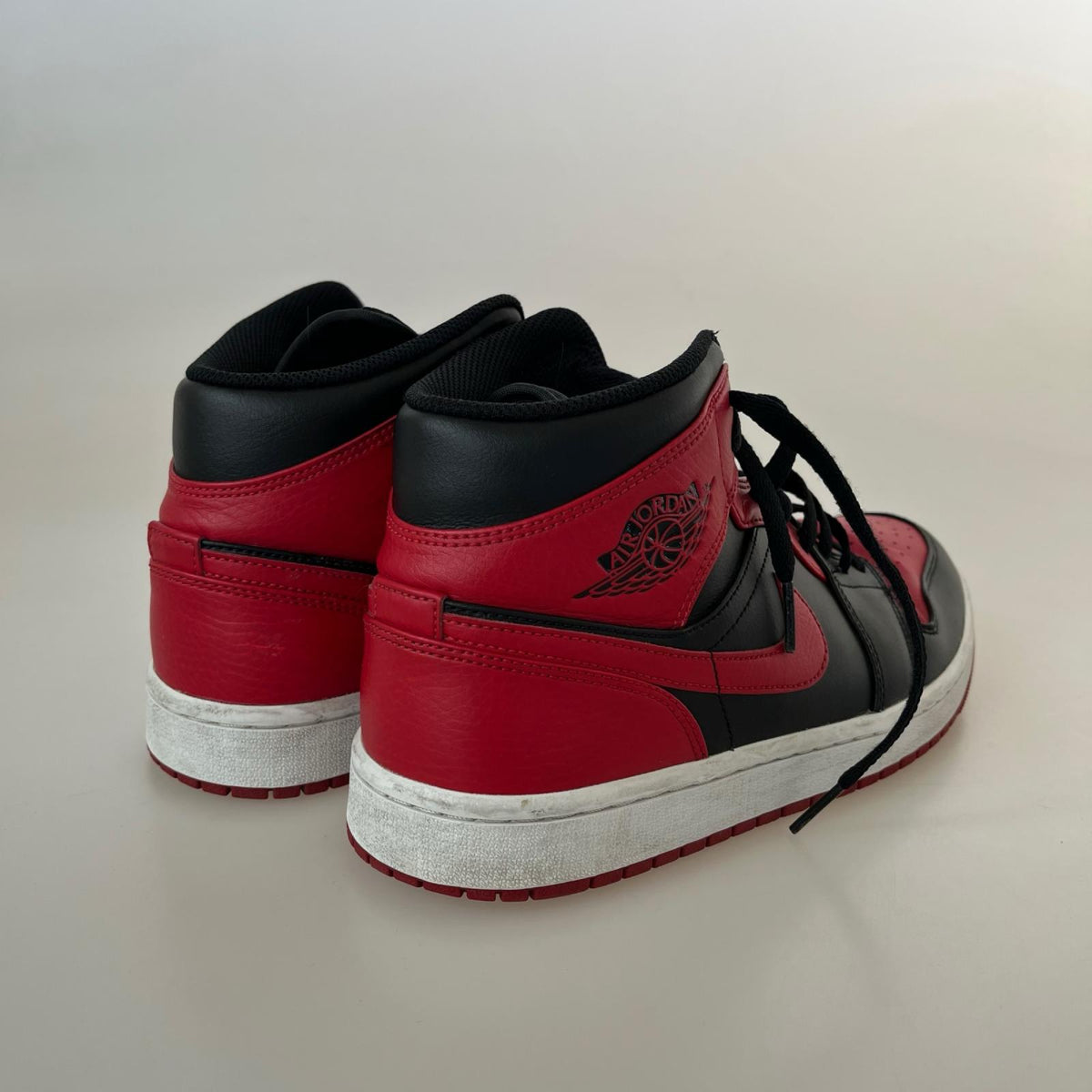 スニーカー AIR JORDAN 1 MID Red 27.5cm 27.5cm (US9 1/2 UK9 EU45)