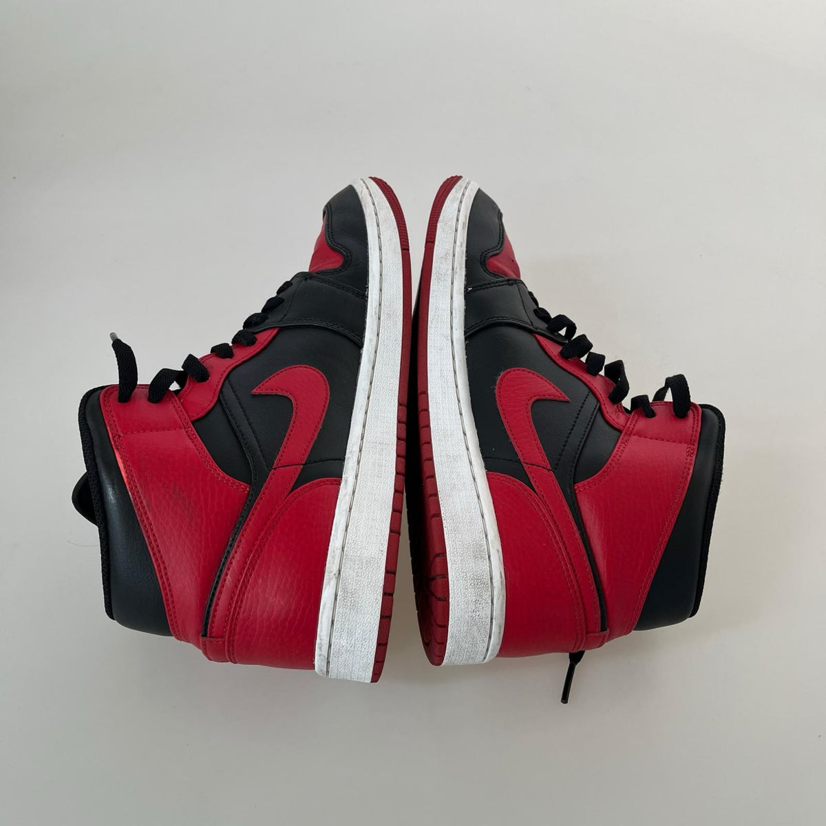 スニーカー AIR JORDAN 1 MID Red 27.5cm 27.5cm (US9 1/2 UK9 EU45)