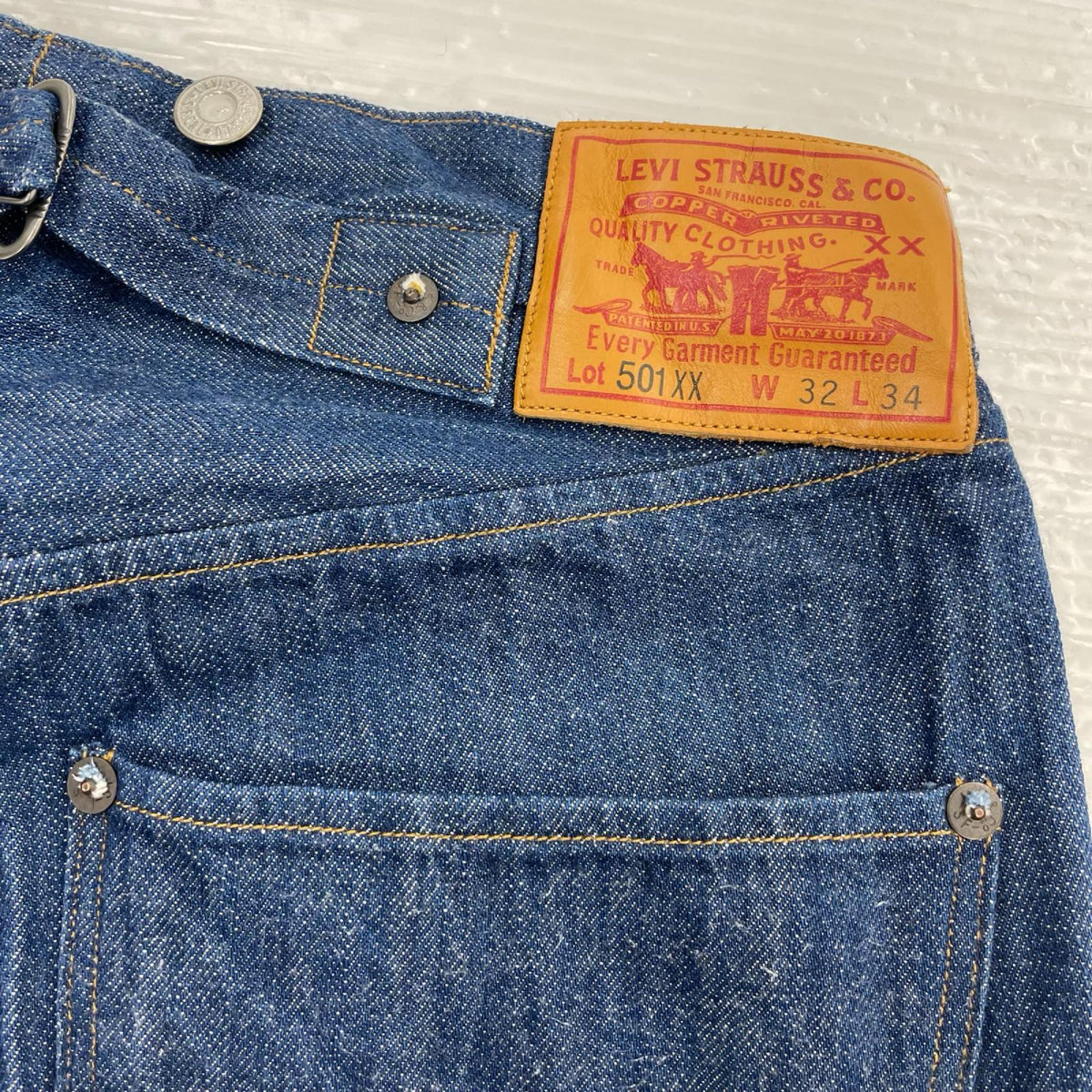 デニムパンツ 501XX 1890年復刻モデル インディゴ (32) 32 ネイビー