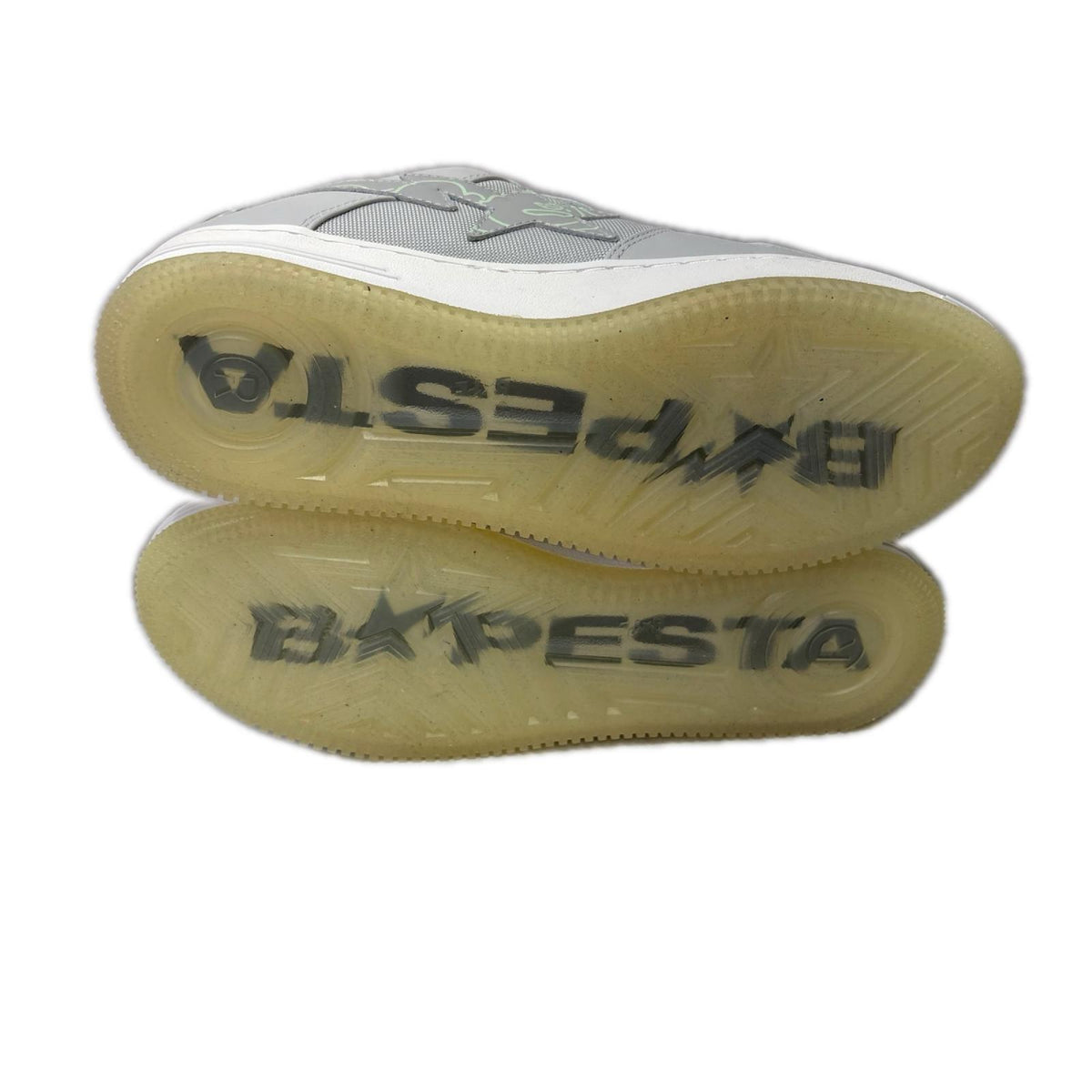 スニーカー BAPE STA TEXT CODE CAMO Grey 27cm (US9 UK8 1/2 EU44) グレー