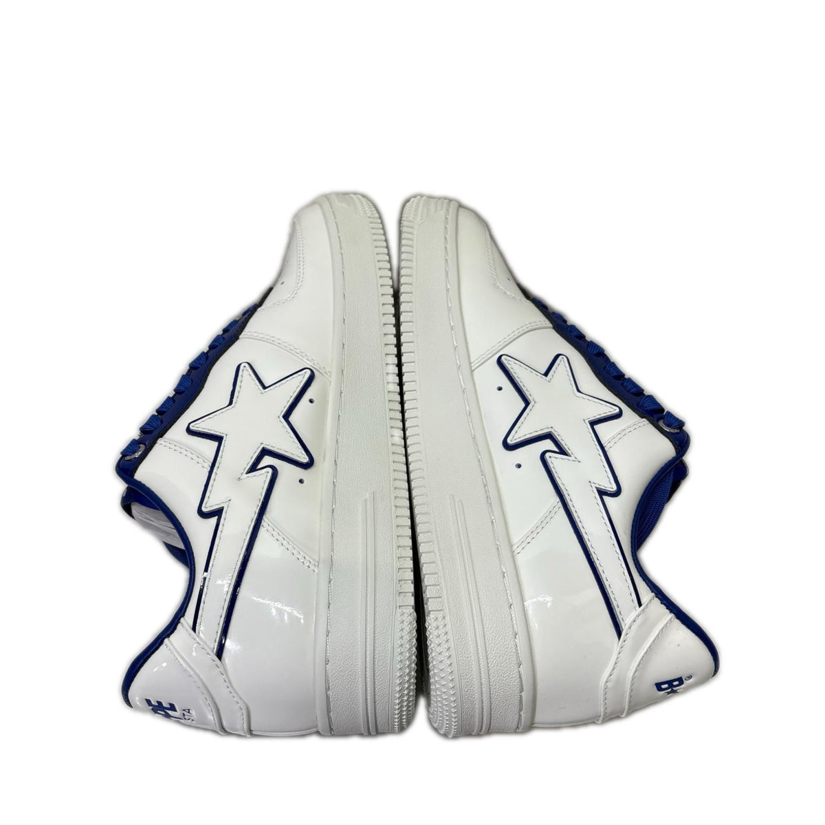 スニーカー BAPE STA #8 Blue 27cm (US9 UK8 1/2 EU44) ホワイト
