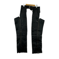 その他ボトムス Leather Motorcycle Chaps ブラック (M) M ブラック