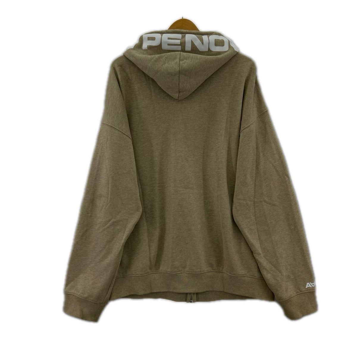 パーカー AAPENOW moonface heart logo hoodie ベージュ