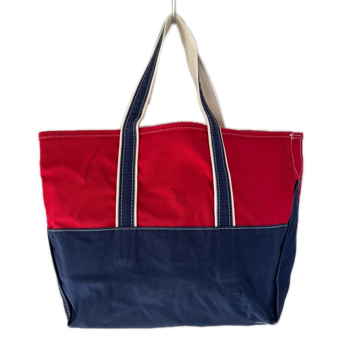 その他バッグ BEAMS PLUS別注 Deep Bottom Deluxe Boat&Tote 赤/紺