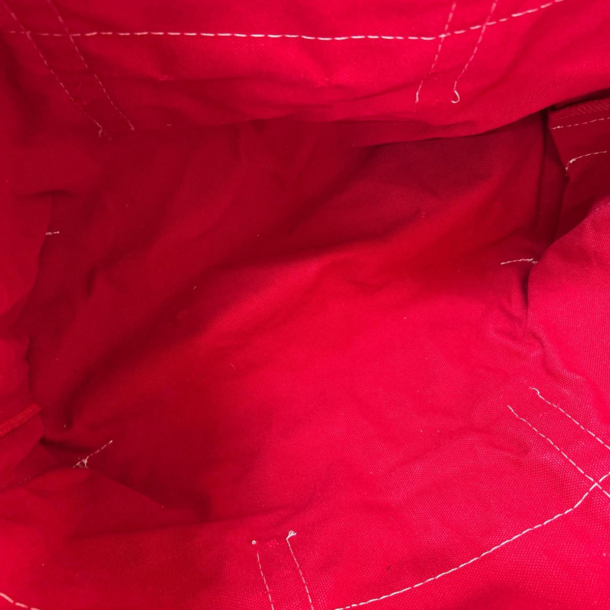 その他バッグ BEAMS PLUS別注 Deep Bottom Deluxe Boat&Tote 赤/紺