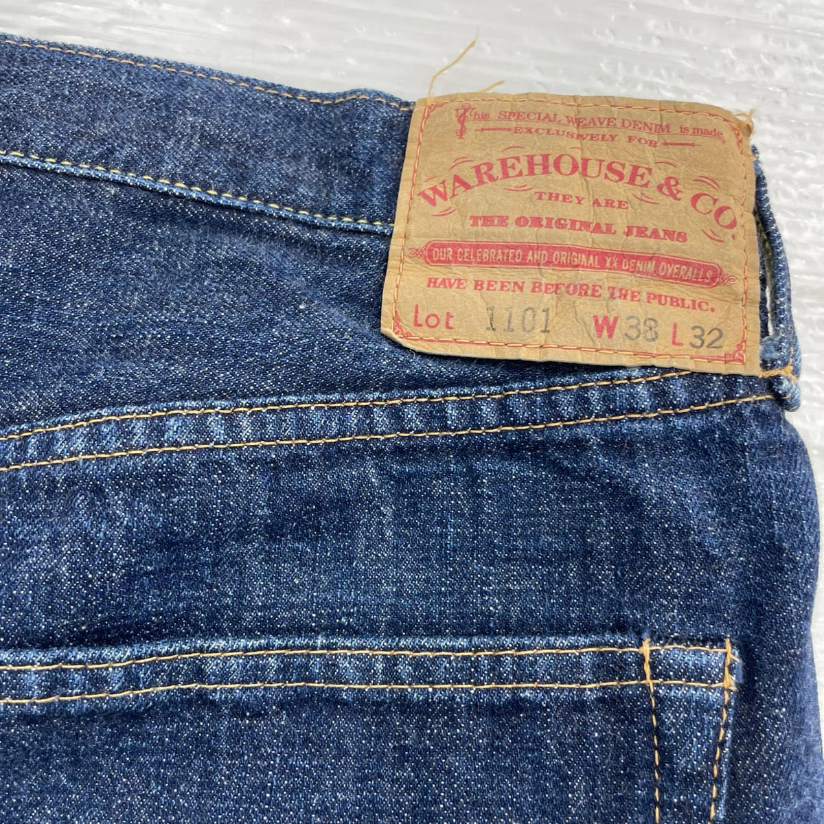 デニムパンツ 1101 2nd-HAND セコハン インディゴ (W38) 38 ネイビー