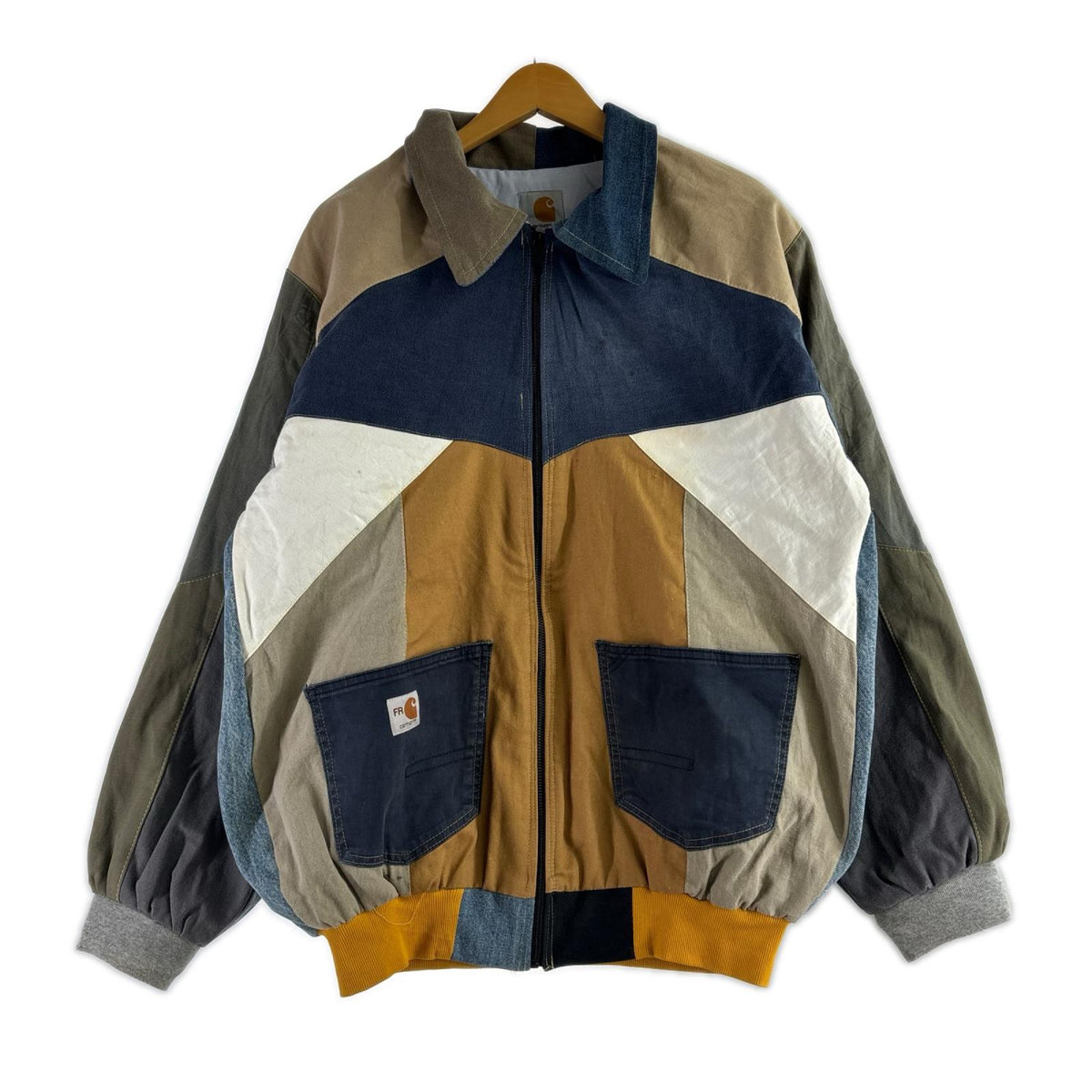 ジャケット パッチワーク (2XL) マルチカラー